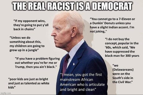 Joe Biden: Racism is my GAME!. Hey didja hear the one about the… | by Byl  Holte | Feb, 2022 | Medium