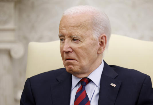 President Joe Biden is pictured at the White House in Washington, D.C. on June 17, 2024. Biden's Saving on a Valuable Education (SAVE) plan was blocked by two court decisions siding with Republican-led states on Monday.