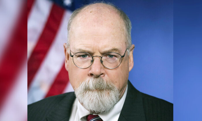 Former U.S. Attorney John Durham in 2018. (U.S. Department of Justice via AP)