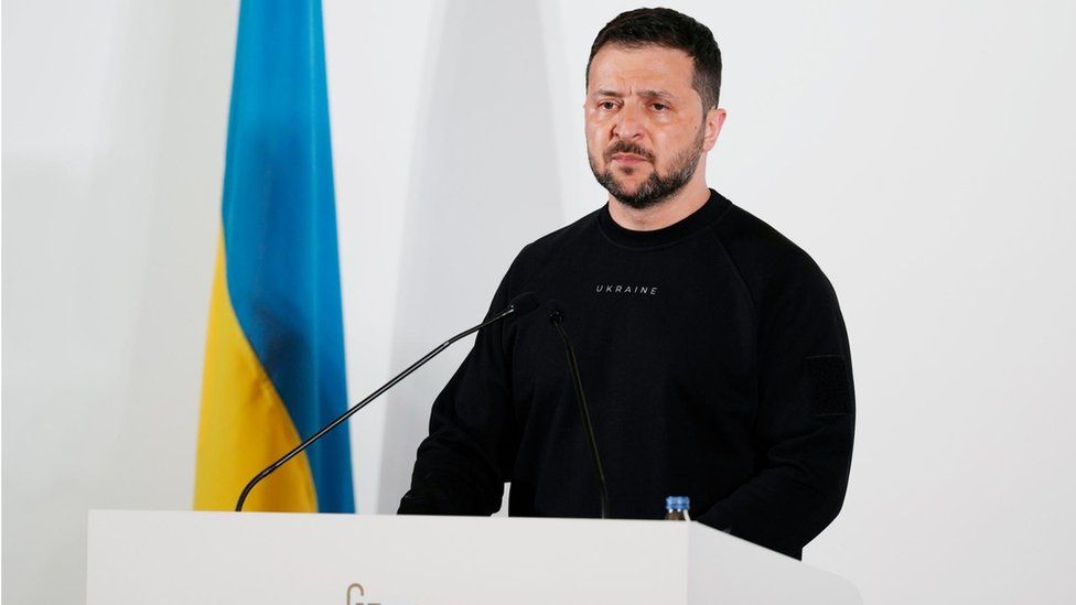 Ukraine President Volodymyr Zelensky