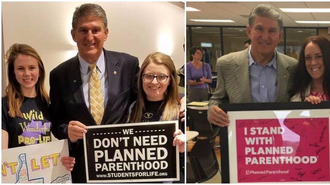 Joe Manchin's tightrope on Planned Parenthood - Axios